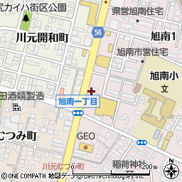 ドコモショップ秋田旭南店周辺の地図