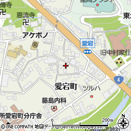 岩手県盛岡市愛宕町9-9周辺の地図