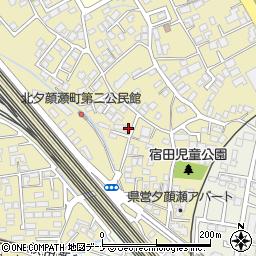 岩手県盛岡市北夕顔瀬町11-38周辺の地図