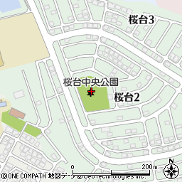 桜台中央公園トイレ周辺の地図