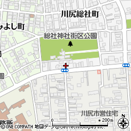 秋田県秋田市川尻総社町18-16周辺の地図