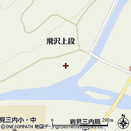 秋田県秋田市河辺三内飛沢上段17周辺の地図