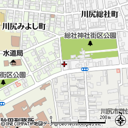 秋田県秋田市川尻総社町18-26周辺の地図