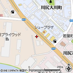 秋田県秋田市川尻町大川反83周辺の地図