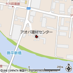 アオバ建材センター周辺の地図