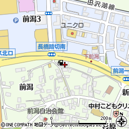 コスモセルフピュア盛岡インターＳＳ周辺の地図