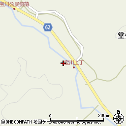 秋田県秋田市下北手宝川潤ケ崎4-1周辺の地図