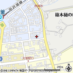 岩手県滝沢市篠木明法127-5周辺の地図