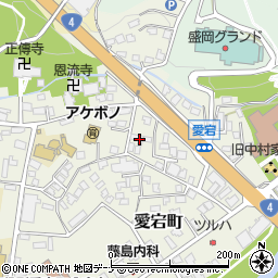 岩手県盛岡市愛宕町17-10周辺の地図