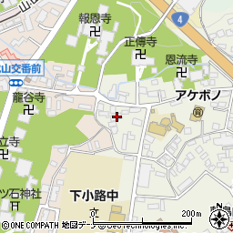 岩手県盛岡市愛宕町20-13周辺の地図