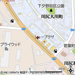 羽後交通株式会社　秋田営業所周辺の地図