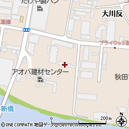 秋田県秋田市川尻町大川反233-190周辺の地図