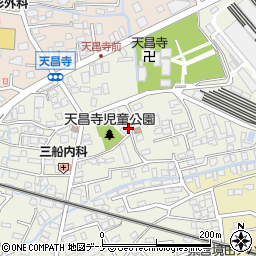 天昌寺町児童公園周辺の地図