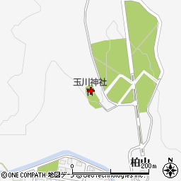 玉川神社周辺の地図