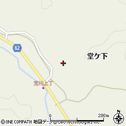 秋田県秋田市下北手宝川堂ケ下220周辺の地図
