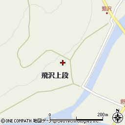 秋田県秋田市河辺三内飛沢上段53周辺の地図