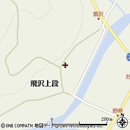 秋田県秋田市河辺三内飛沢上段41周辺の地図