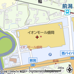 星乃珈琲店イオンモール盛岡店周辺の地図