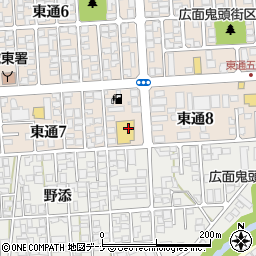 株式会社薬王堂　秋田東通店周辺の地図