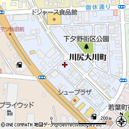 ジョンソンコントロールズ株式会社　秋田営業所周辺の地図