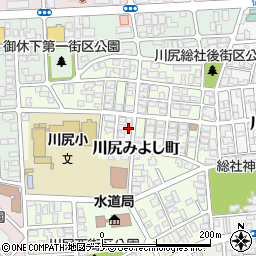 秋田県秋田市川尻みよし町7-2周辺の地図