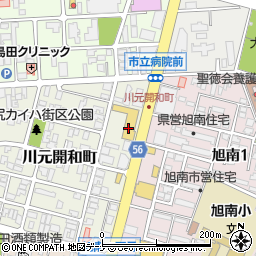 秋田三菱秋田店周辺の地図