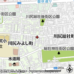 秋田川尻郵便局 ＡＴＭ周辺の地図