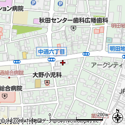 有限会社秋田三七三共同ビル　事業部周辺の地図