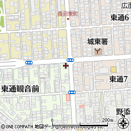 北都銀行明田 ＡＴＭ周辺の地図