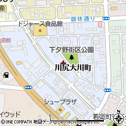 平成コーポ川尻公園前周辺の地図