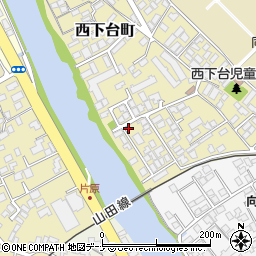 岩手県盛岡市西下台町6-16周辺の地図