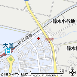 岩手県滝沢市篠木明法123周辺の地図