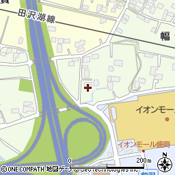 岩手県盛岡市上厨川幅31周辺の地図