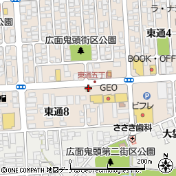かつや秋田東通店周辺の地図