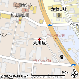 株式会社松田秋田支店周辺の地図