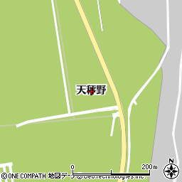 秋田県秋田市新屋町天秤野周辺の地図