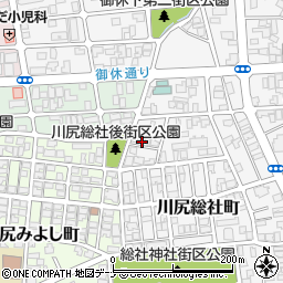 秋田県秋田市川尻総社町3-17周辺の地図