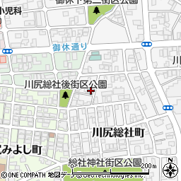 秋田県秋田市川尻総社町3-5周辺の地図