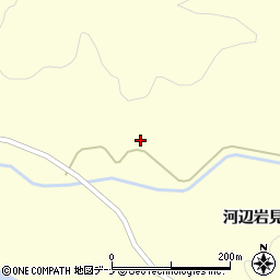 秋田県秋田市河辺岩見貝住沢口周辺の地図