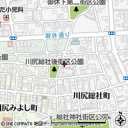 秋田県秋田市川尻総社町3-18周辺の地図
