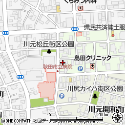 ホワイト急便　市立病院前店周辺の地図