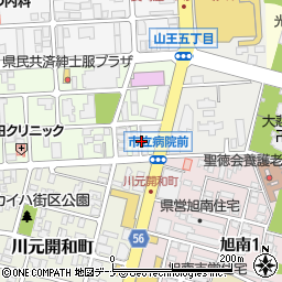 秋田県秋田市川元山下町9周辺の地図