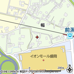 岩手県盛岡市上厨川幅88周辺の地図