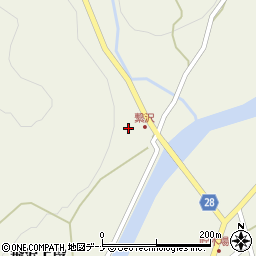 秋田県秋田市河辺三内繋沢下段周辺の地図