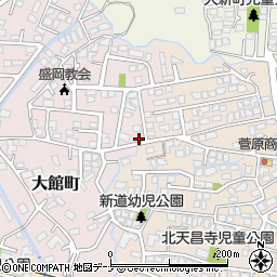 竹沢美容院周辺の地図