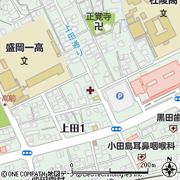 マンション上田壱番館周辺の地図