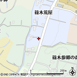 岩手県滝沢市篠木荒屋30-5周辺の地図