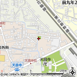 北天昌寺幼児公園周辺の地図