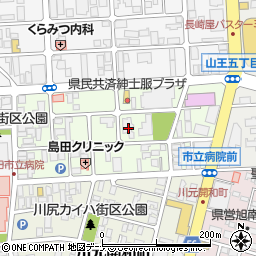 秋田県秋田市川元山下町5-3周辺の地図