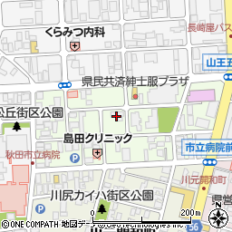 秋田中央交通株式会社周辺の地図